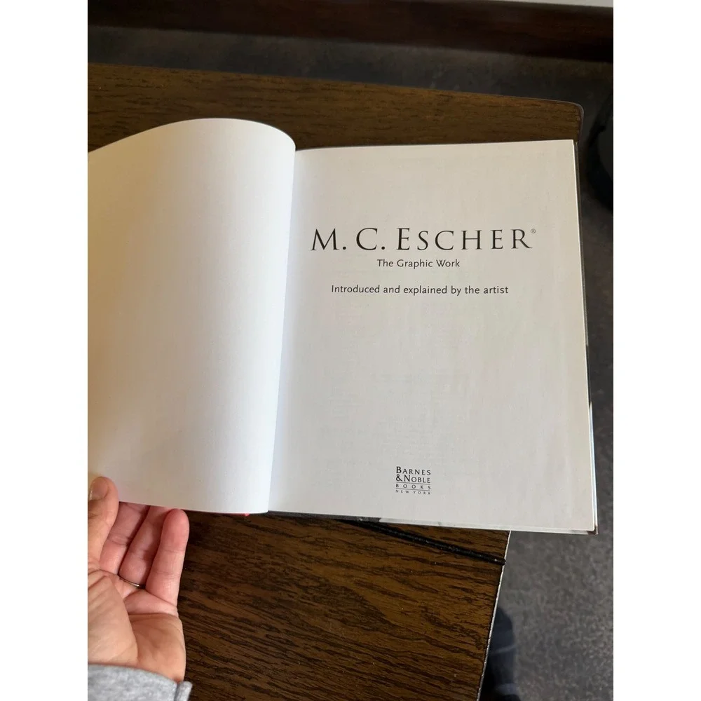 M.C. Escher The Graphic Work Book Red Excellent Hardcover Art Barnes & Noble
